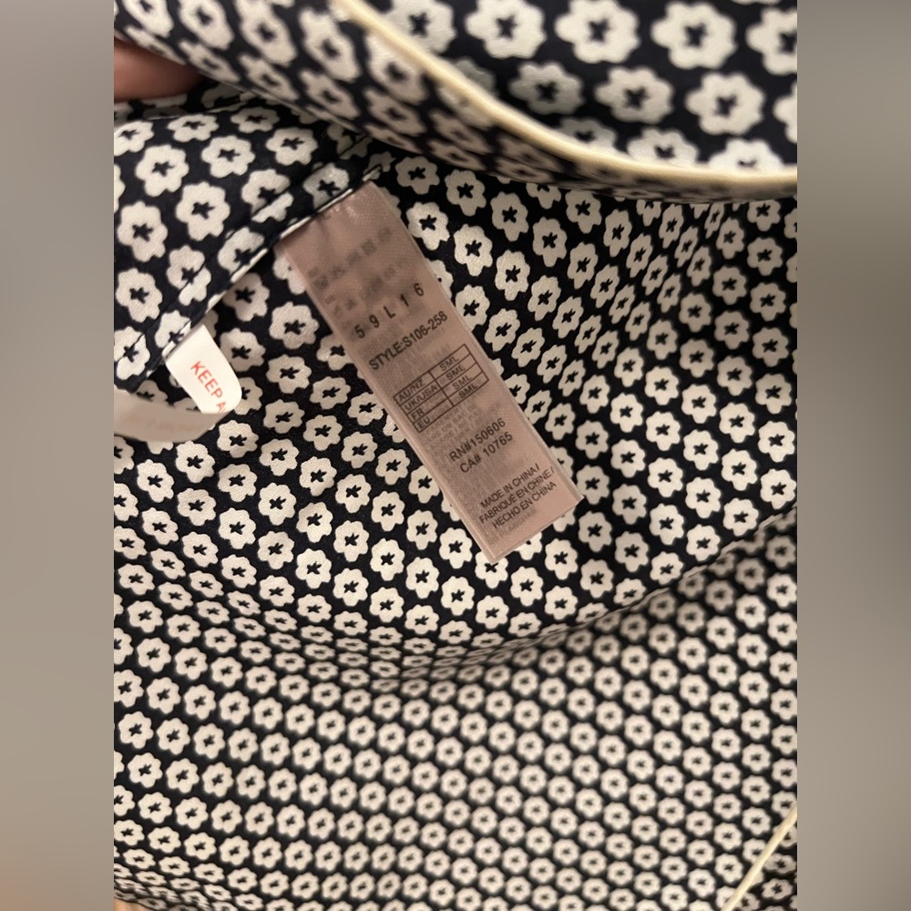 Stella McCartney Silk Pajama Blouse top S - Picture 6 of 8